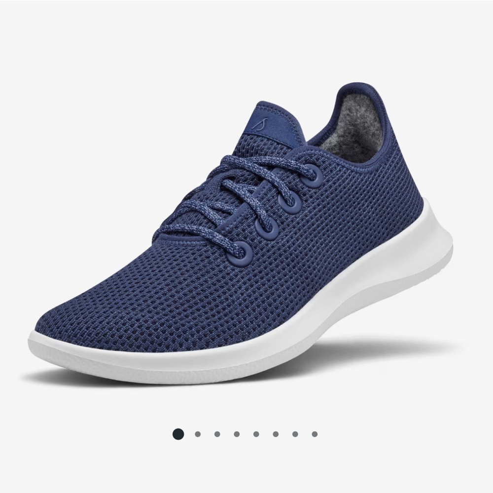 AllBirds tree runners in purple